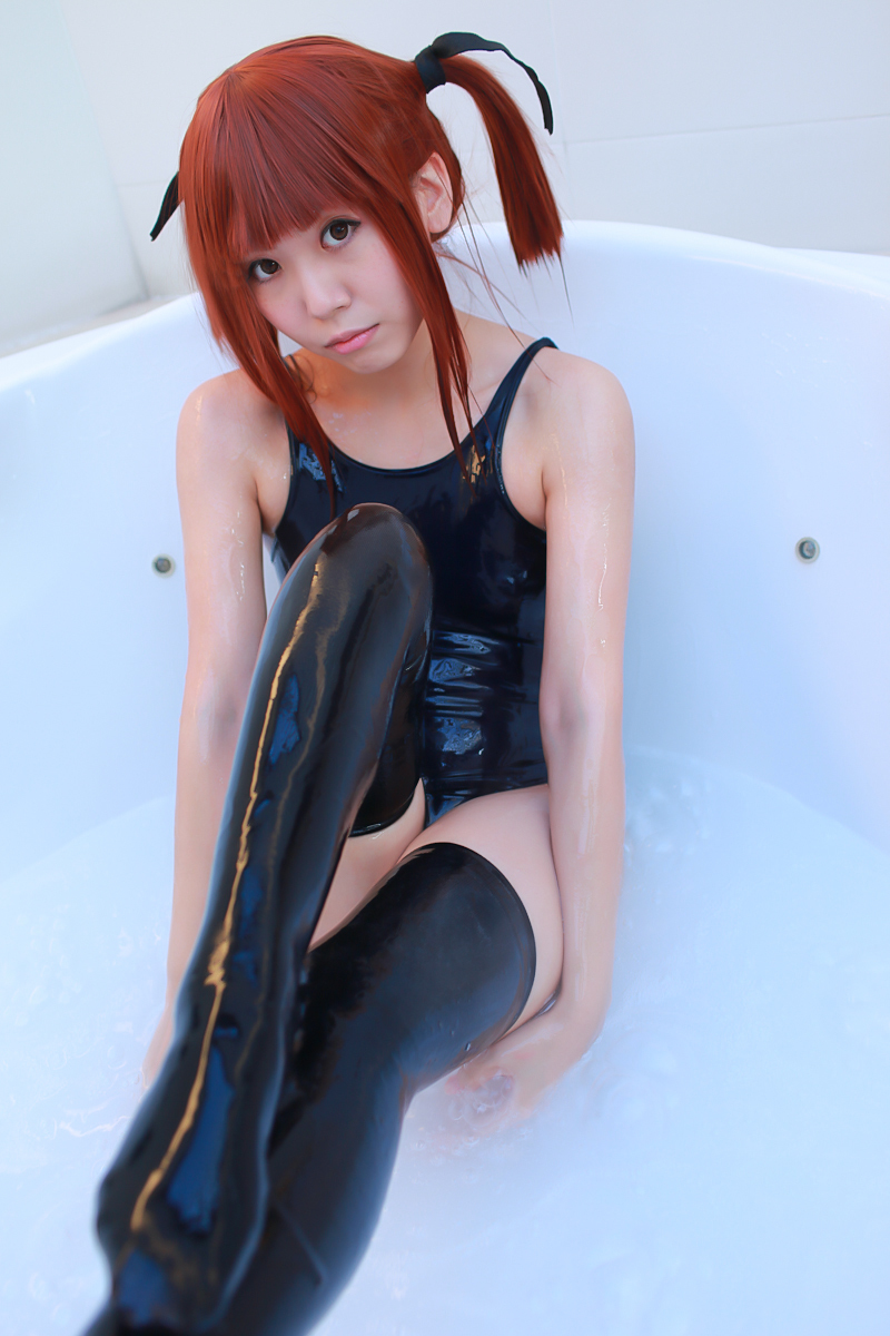 [Cosplay] Hot Maho Shojo Lyrical Nanoha 女优制服